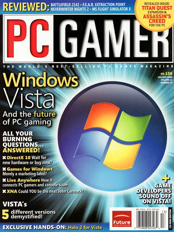 PC Gamer 2006 Holiday cover